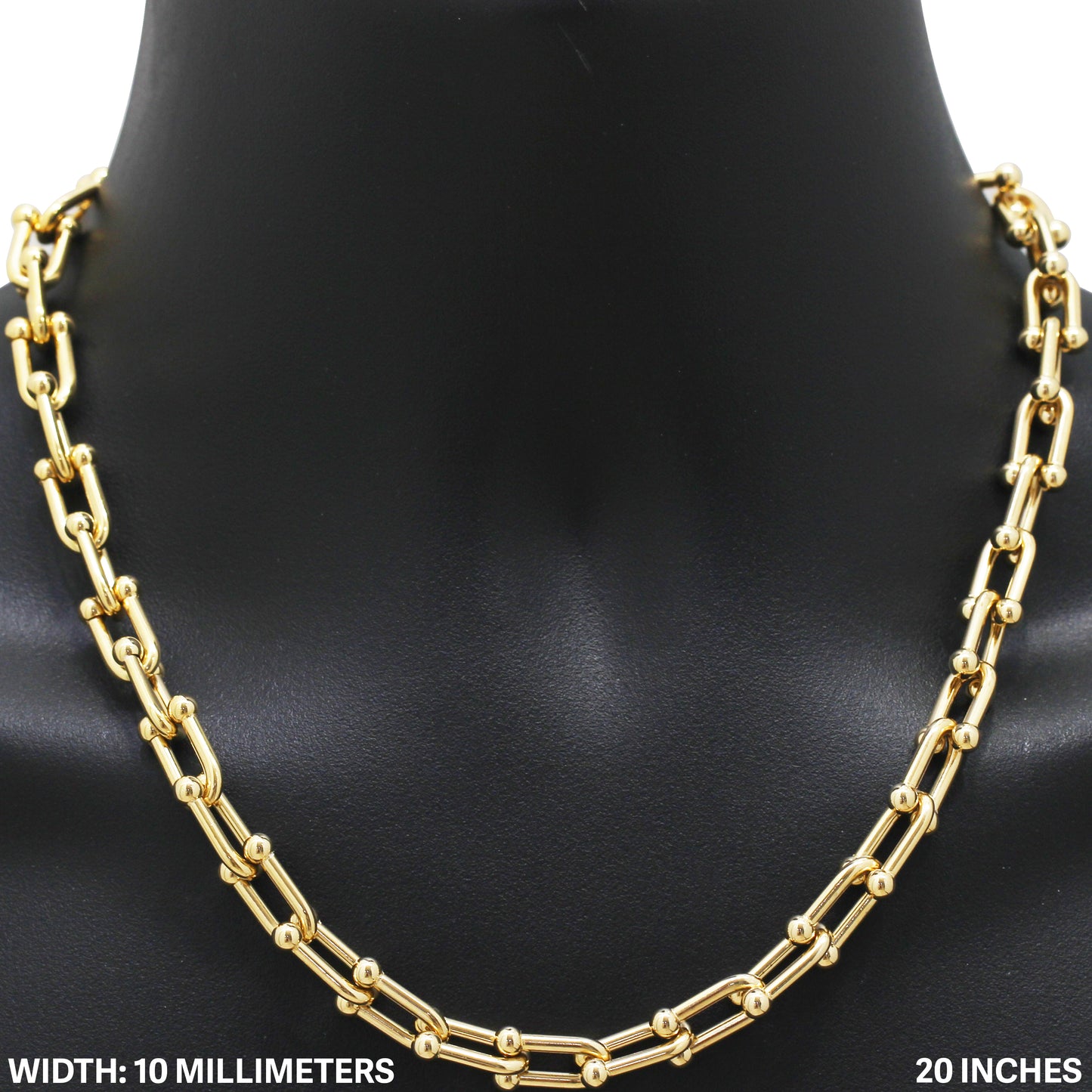 10mm Graduated Link Chain 20"