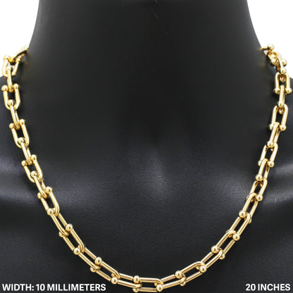 10mm Graduated Link Chain 20"