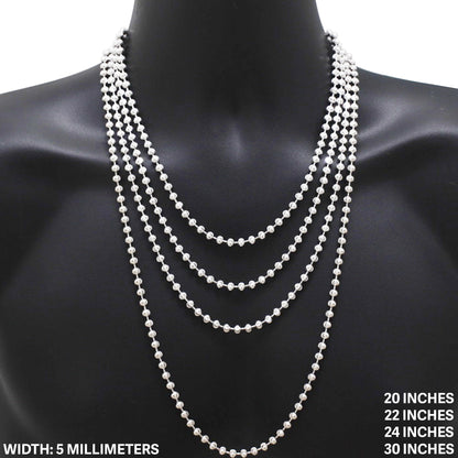 5mm Mooncut Chain 16"