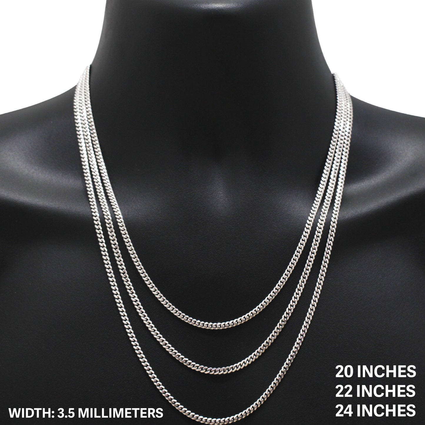 Miami Cuban Link Chain (925 Sterling Silver)