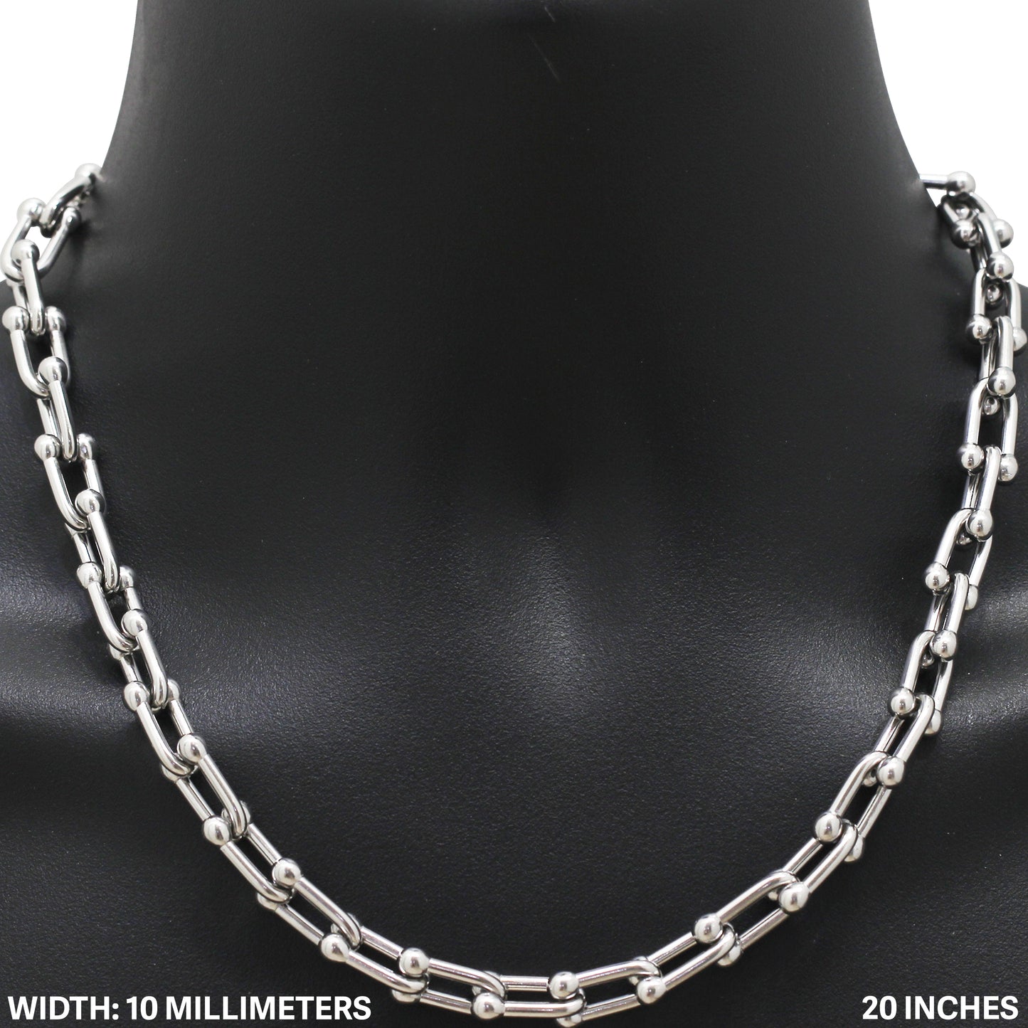 10mm Graduated Link Chain 20"