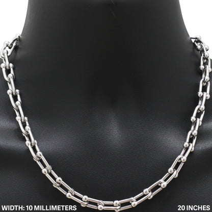 10mm Graduated Link Chain 20"