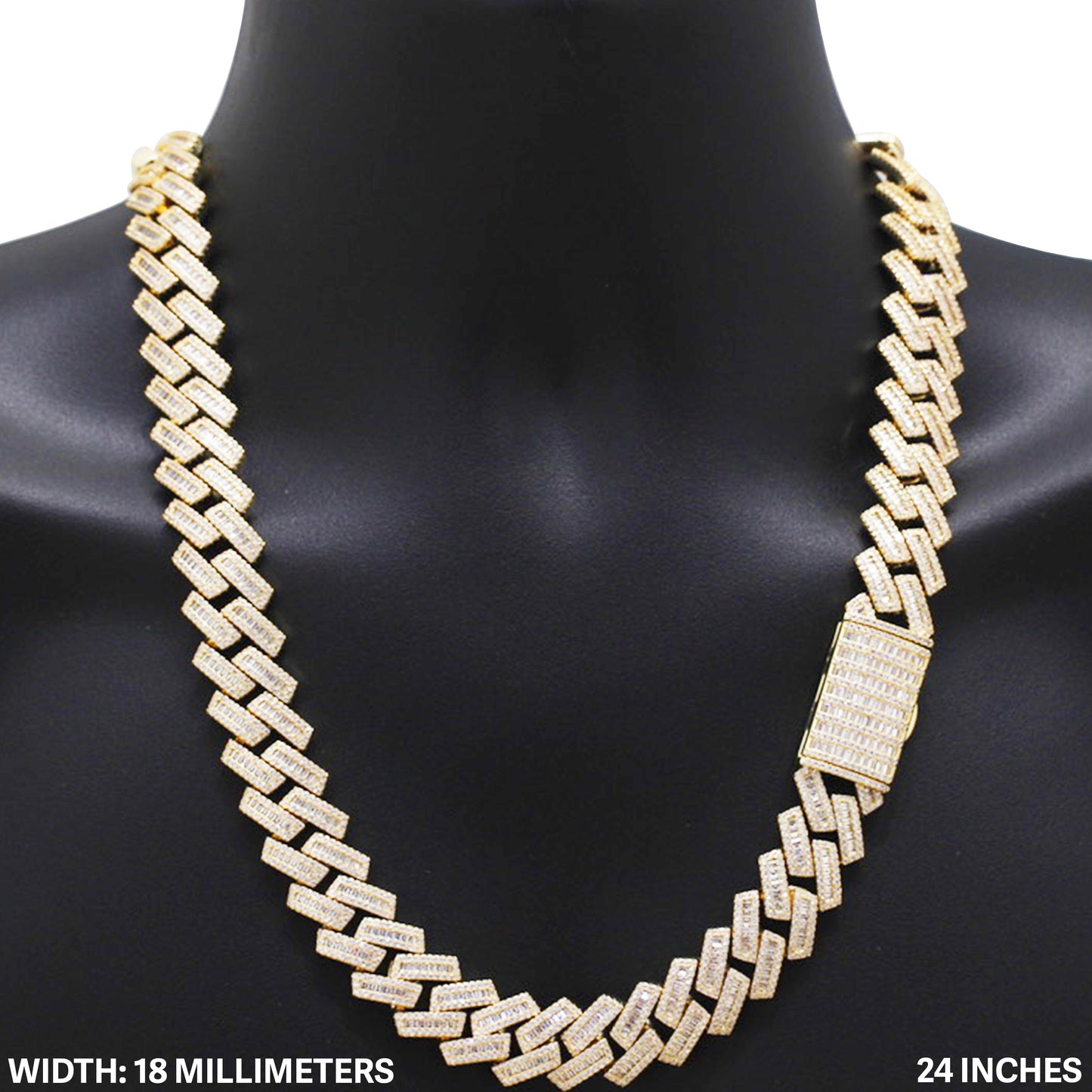 18mm Cuban Link Chain 24"