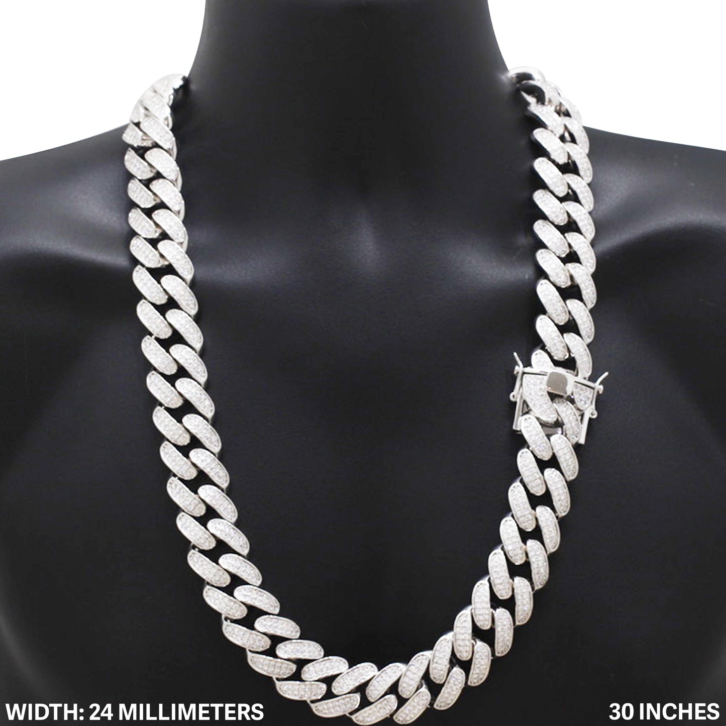 24mm Cuban Link Chain 30"