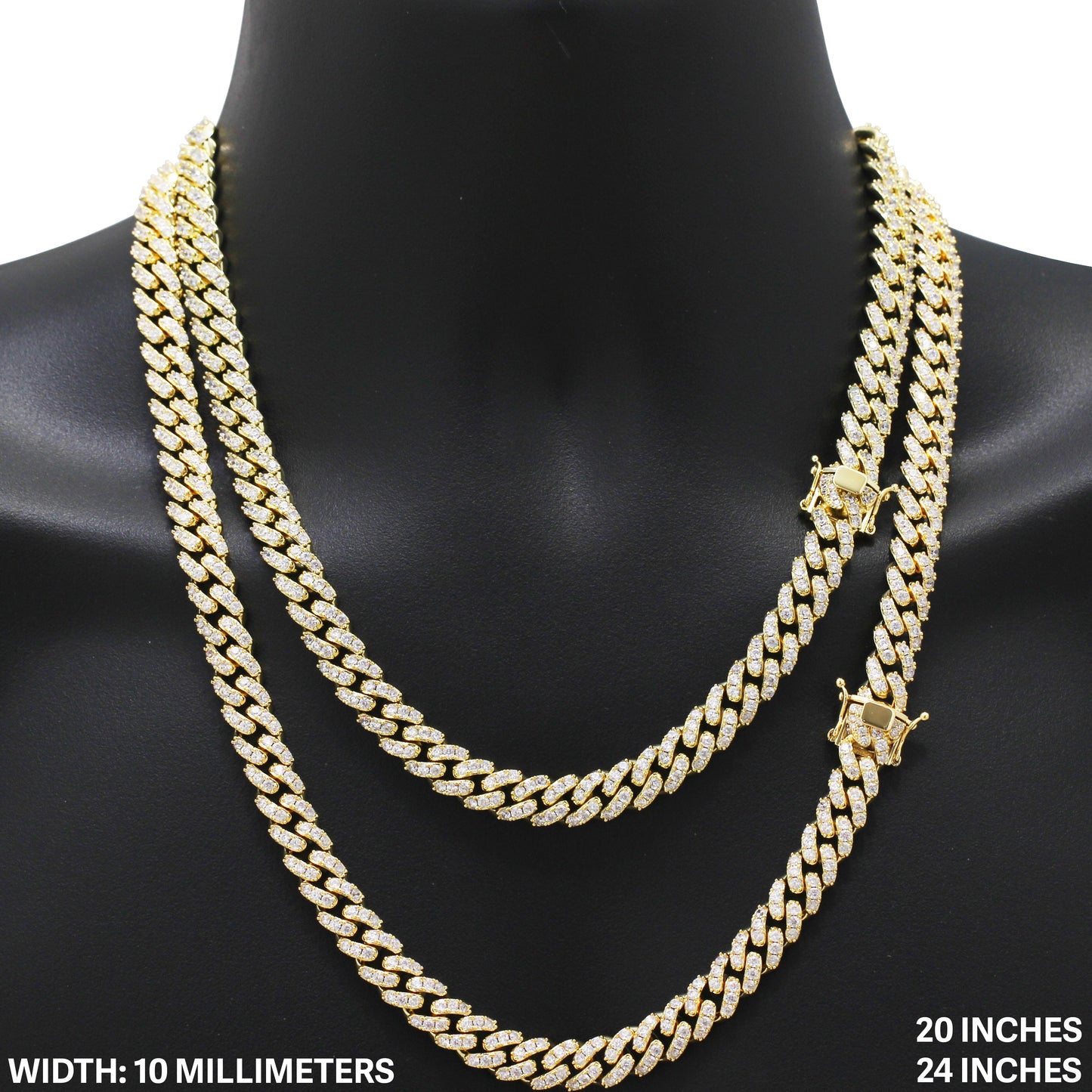 10mm Cuban Link Chain 20"