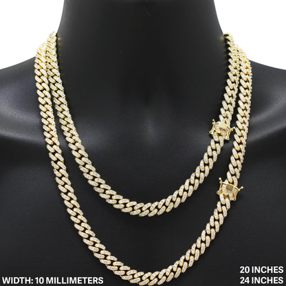 10mm Cuban Link Chain 20"