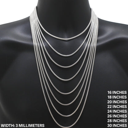 3mm Franco Chain 28"