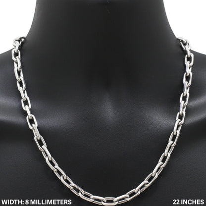 8mm Cable Link Chain 22"