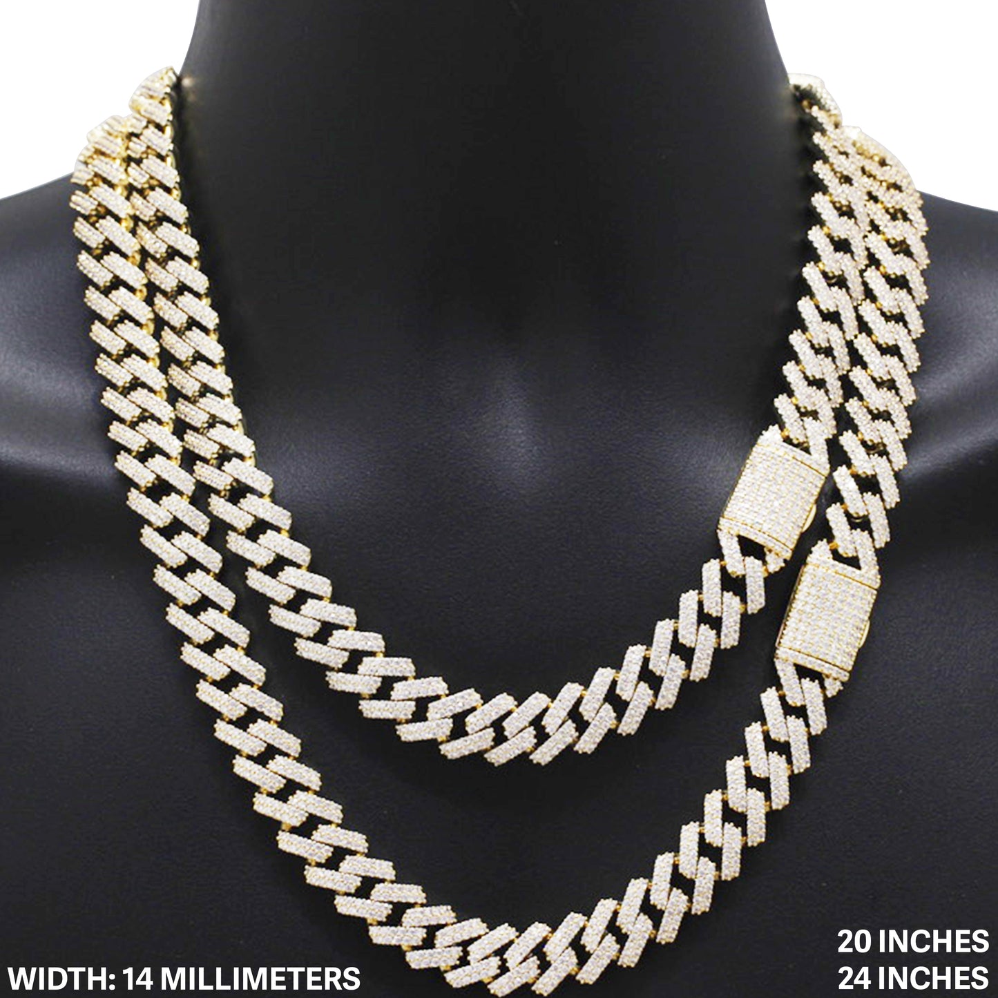 14mm Cuban Link Chain 24"