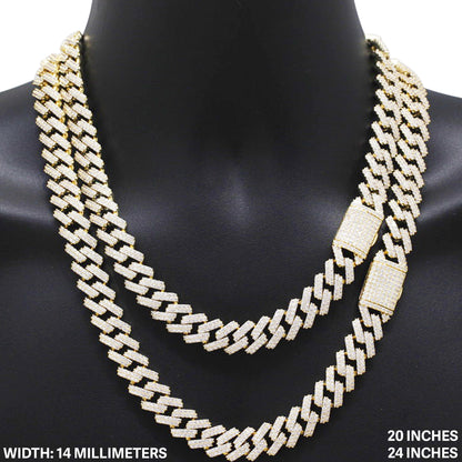 14mm Cuban Link Chain 24"