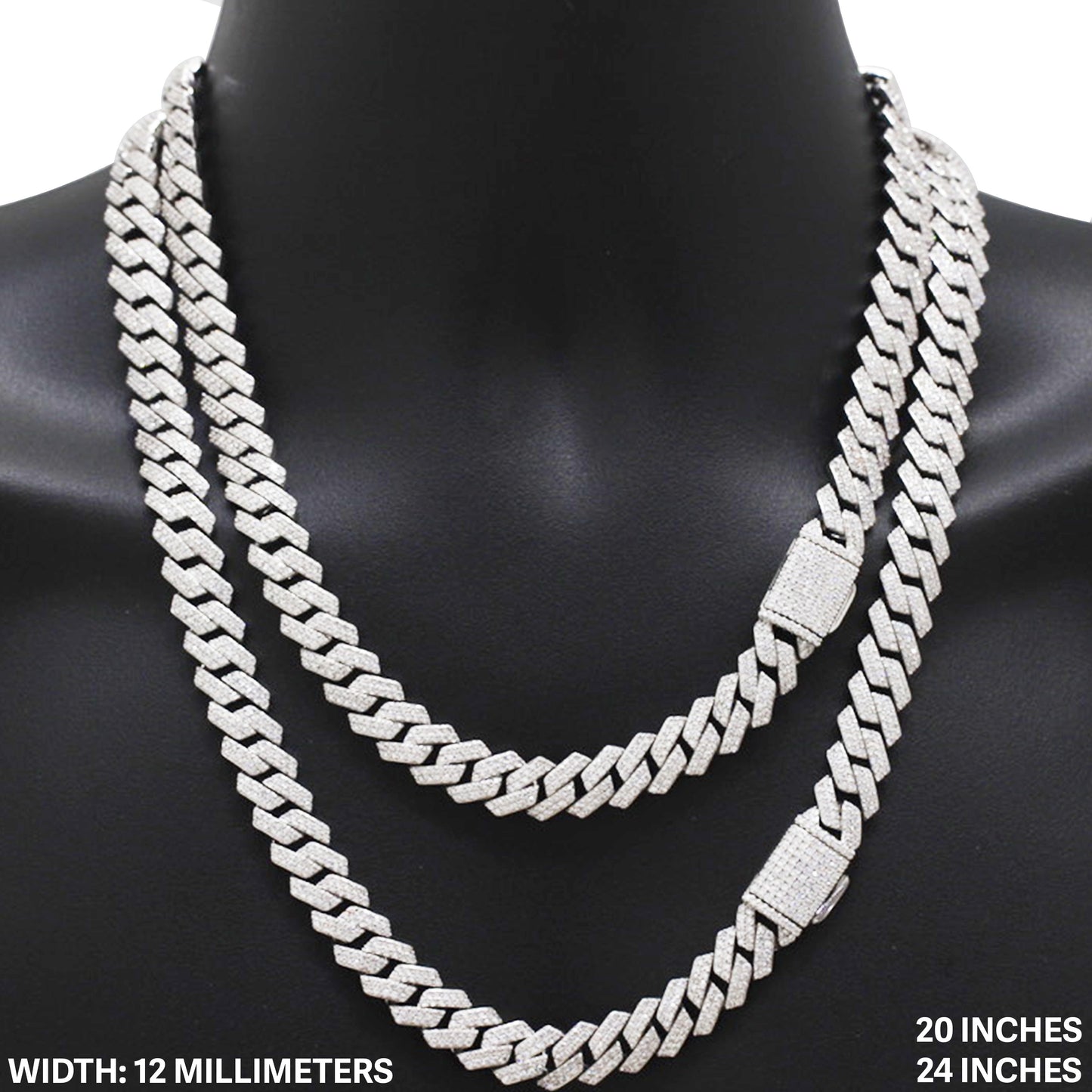 12mm Cuban Link Chain 20"