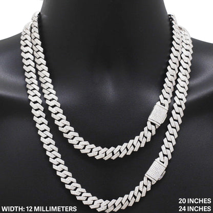 12mm Cuban Link Chain 20"