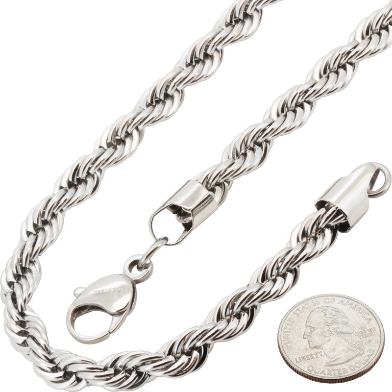 8mm Rope Chain 20"