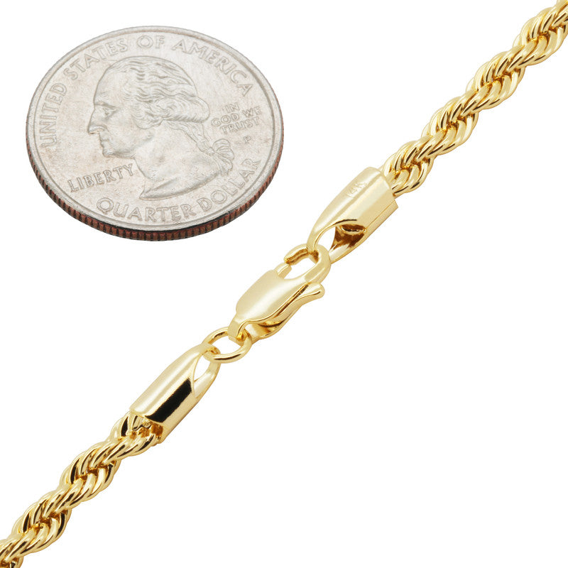 4mm Rope Chain 24"