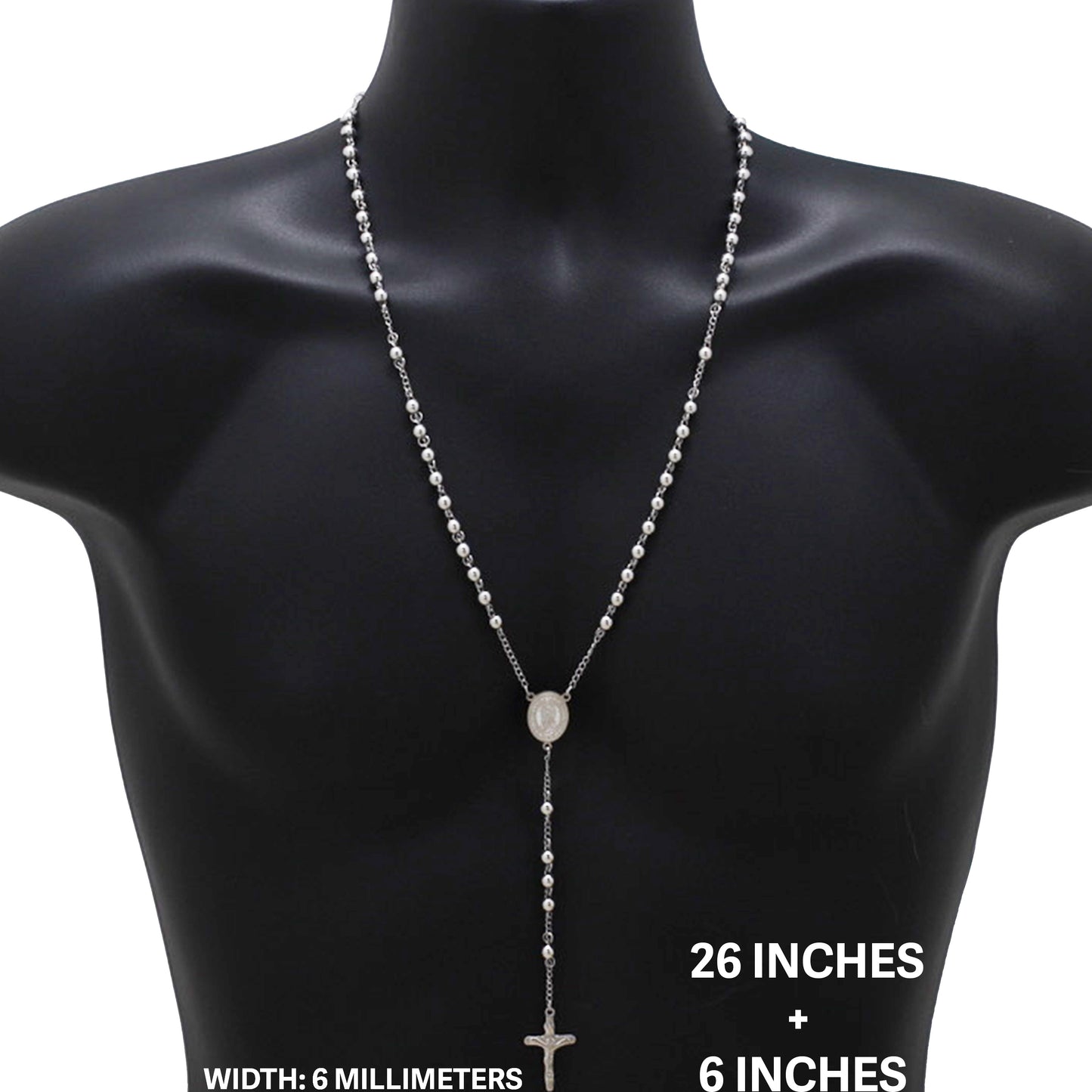 6mm Rosary 26" + 6"