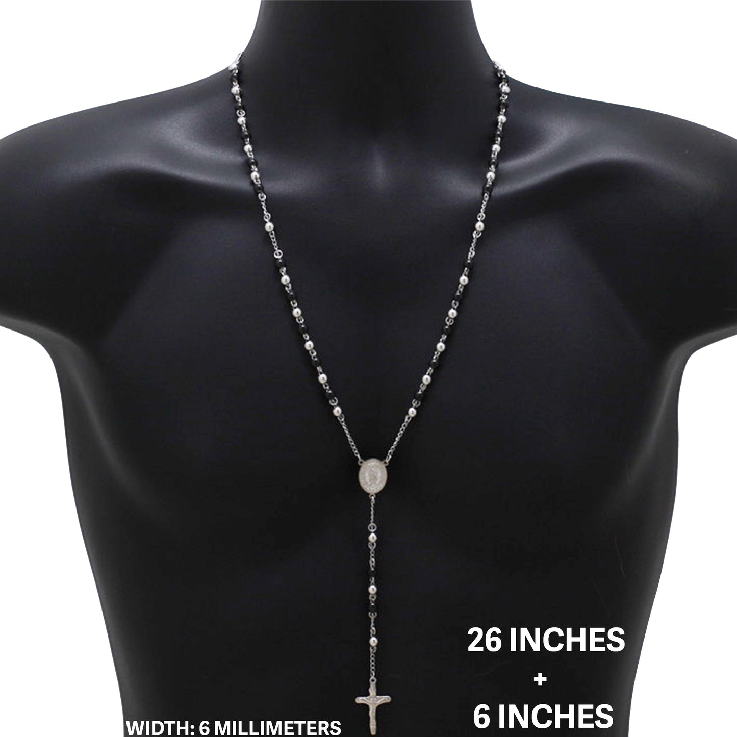 6mm Rosary 26" + 6"