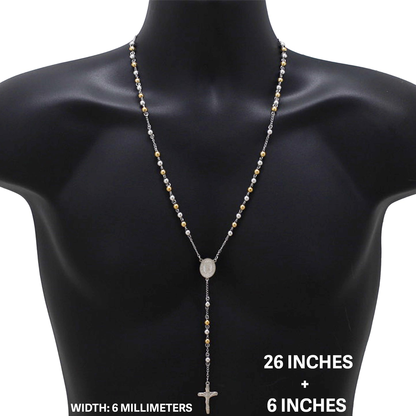 6mm Rosary 26" + 6"