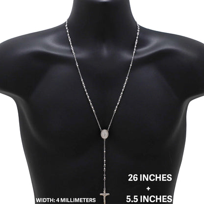 4mm Rosary 26" +5.5"