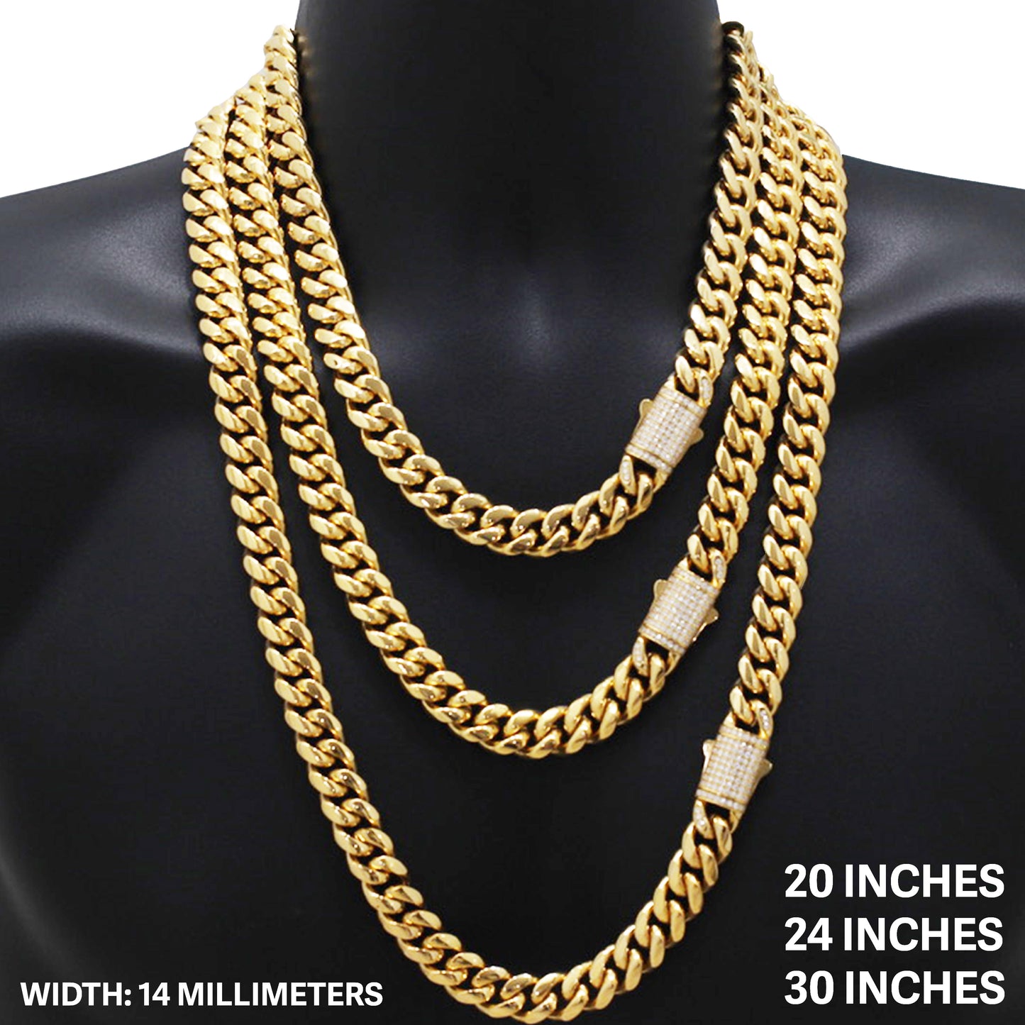 Miami Cuban Link Chain (316L Stainless Steel)