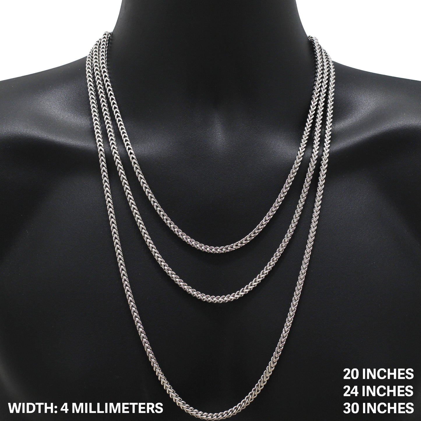 4mm Franco Chain 24"