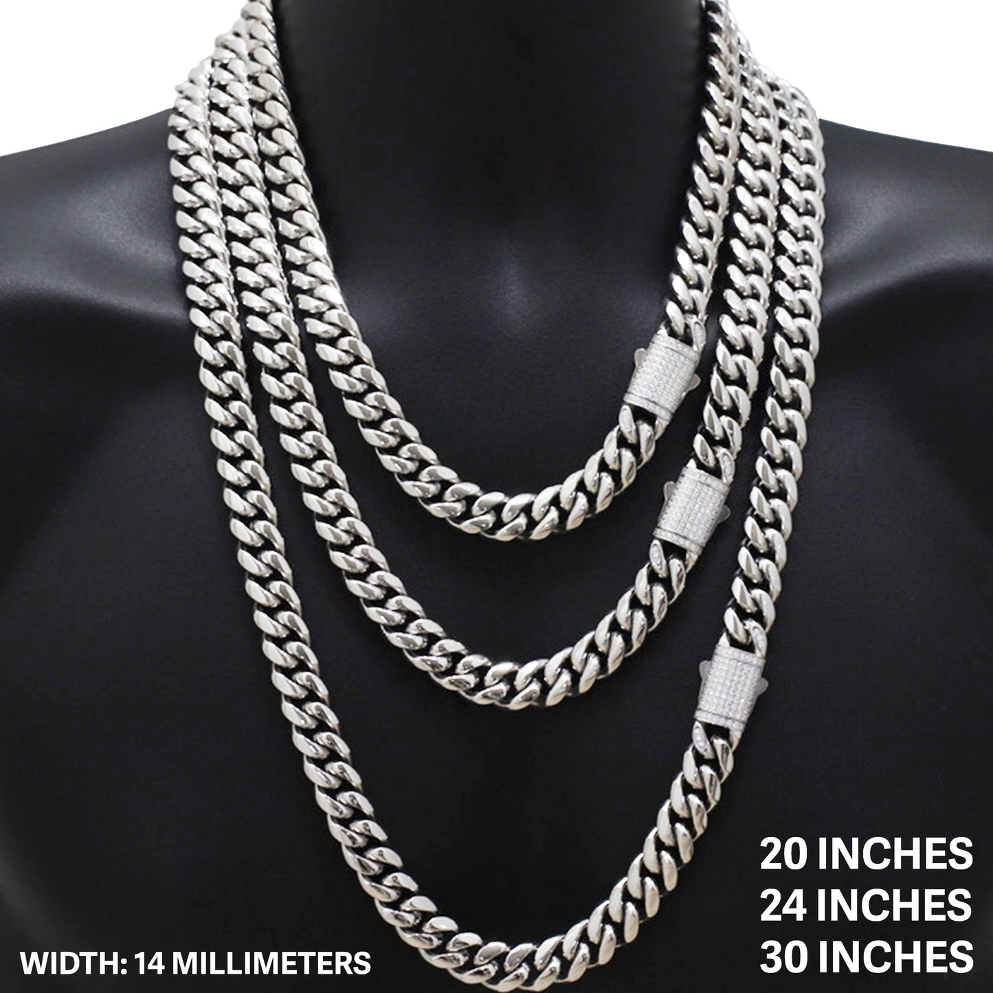 Miami Cuban Link Chain (316L Stainless Steel)