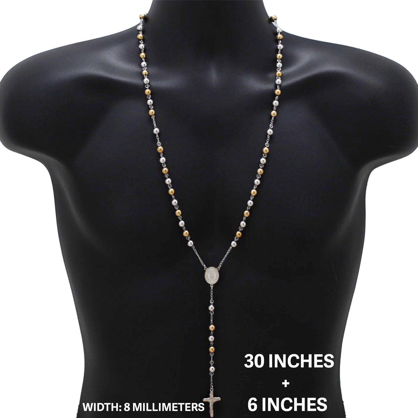 8mm Rosary 30" + 6"