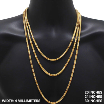 4mm Franco Chain 24"