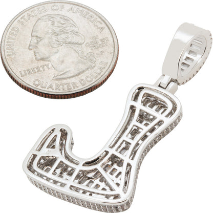 Bubble Letter L Pendant