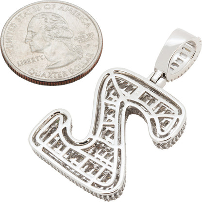 Bubble Letter Z Pendant
