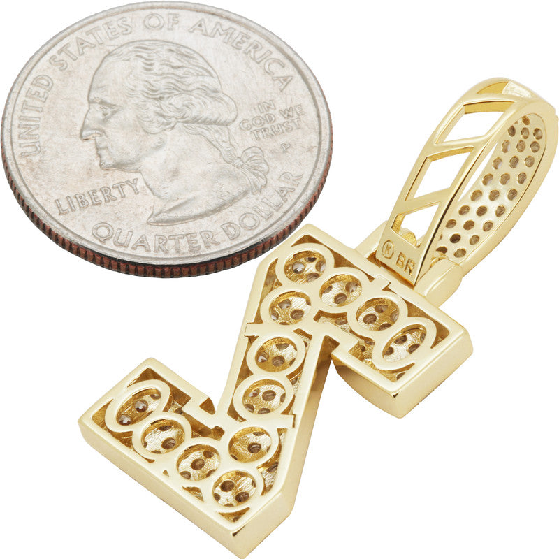 Block Letter Z Pendant