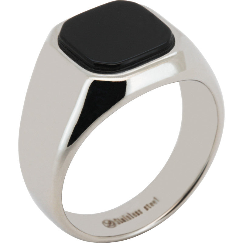Onyx Signet Ring Size 12