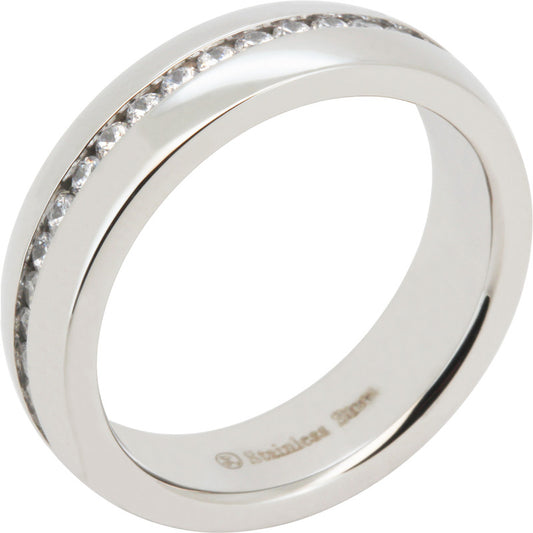 6mm Channel Set Eternity Band Ring Size 10