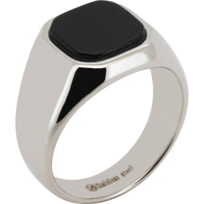 Onyx Signet Ring Size 7