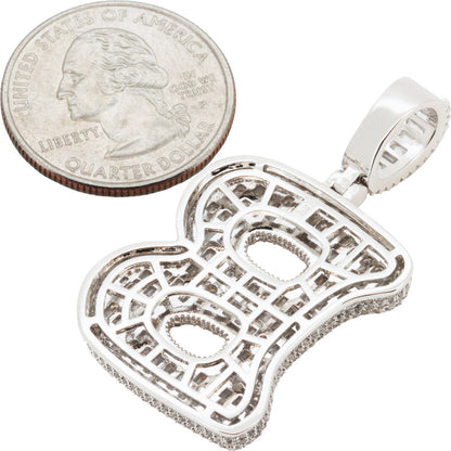 Bubble Letter B Pendant