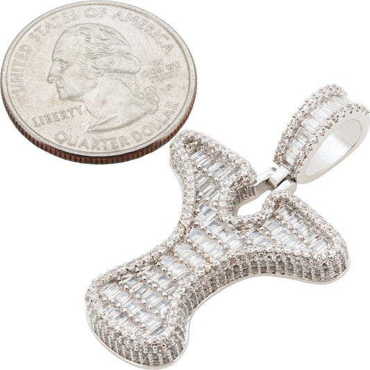 Bubble Letter Y Pendant