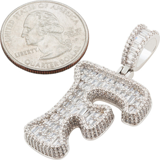 Bubble Letter F Pendant