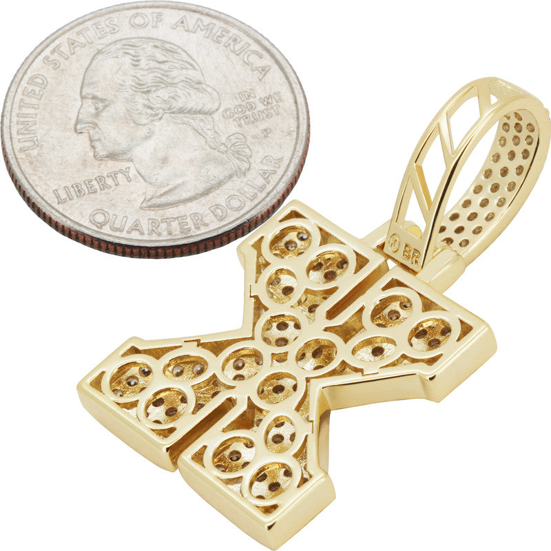 Block Letter X Pendant