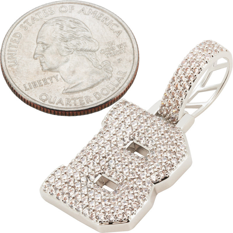 Block Letter B Pendant