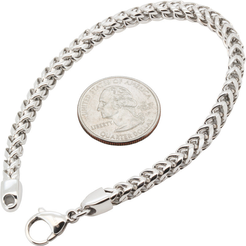 5mm Smooth Franco Bracelet 8.5"