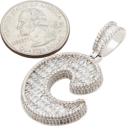 Bubble Letter C Pendant