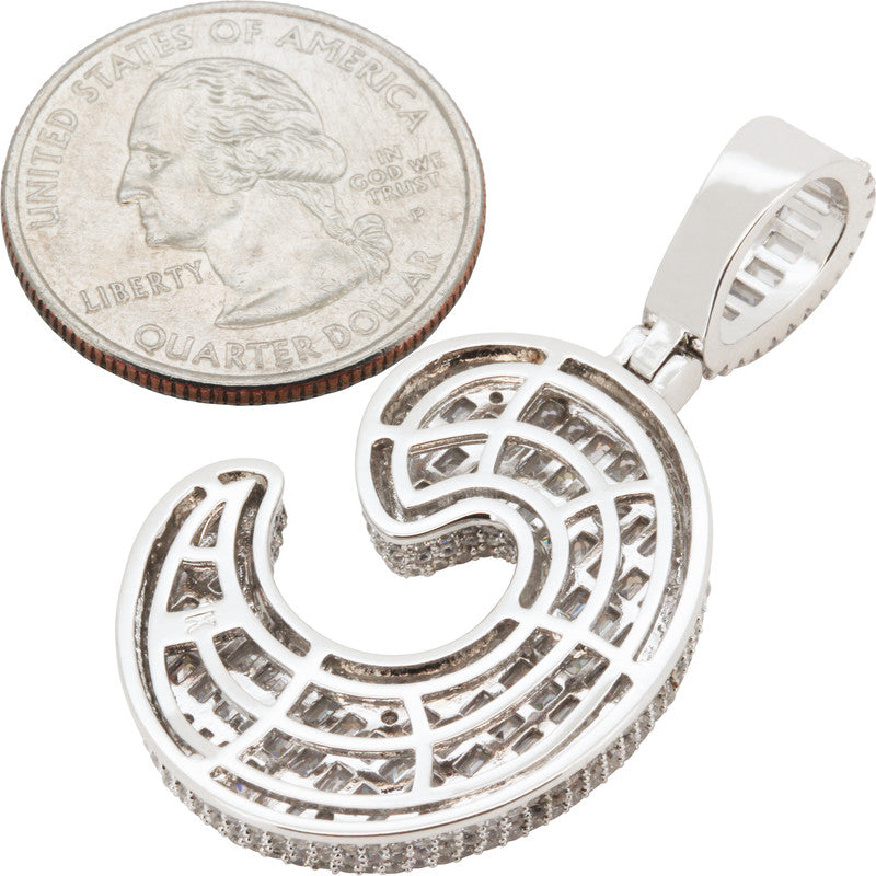 Bubble Letter C Pendant