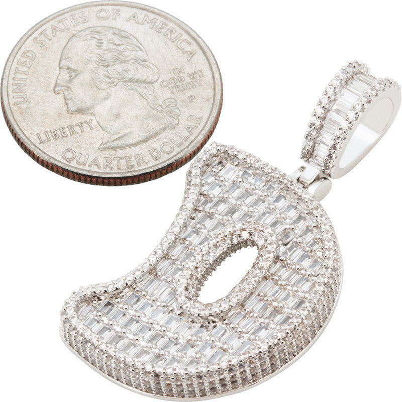 Bubble Letter D Pendant