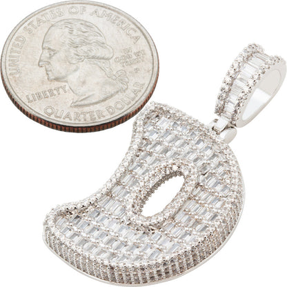 Bubble Letter D Pendant
