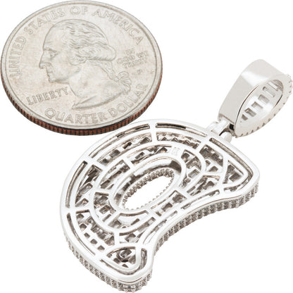 Bubble Letter D Pendant