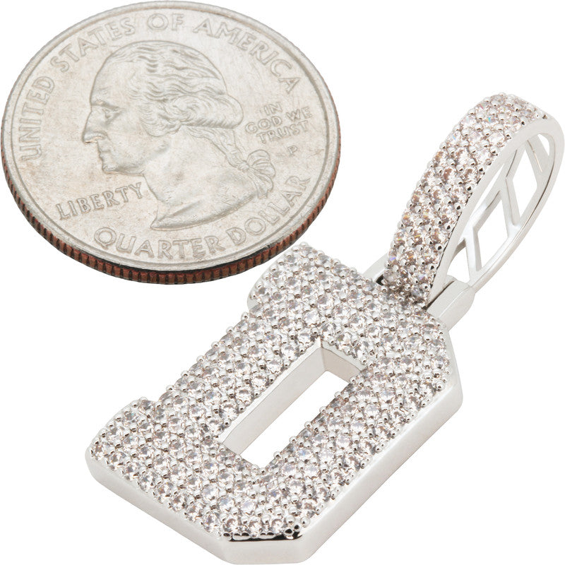 Block Letter D Pendant