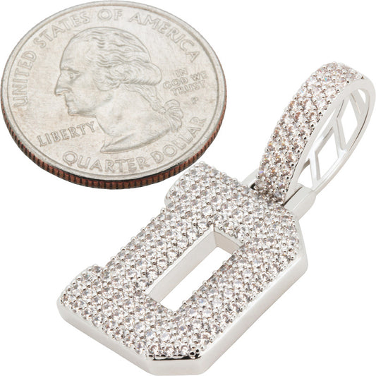 Block Letter D Pendant