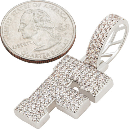 Block Letter F Pendant