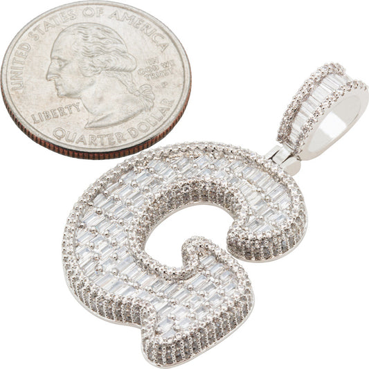 Bubble Letter G Pendant