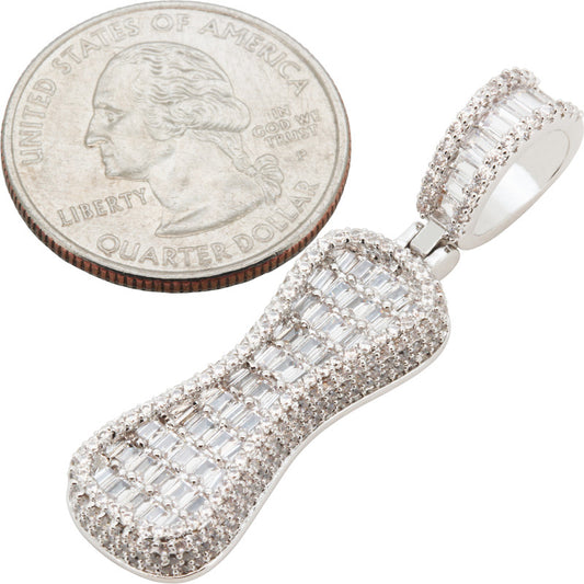 Bubble Letter I Pendant