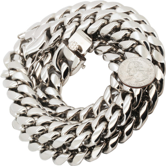 18mm Miami Cuban Link Chain 40"